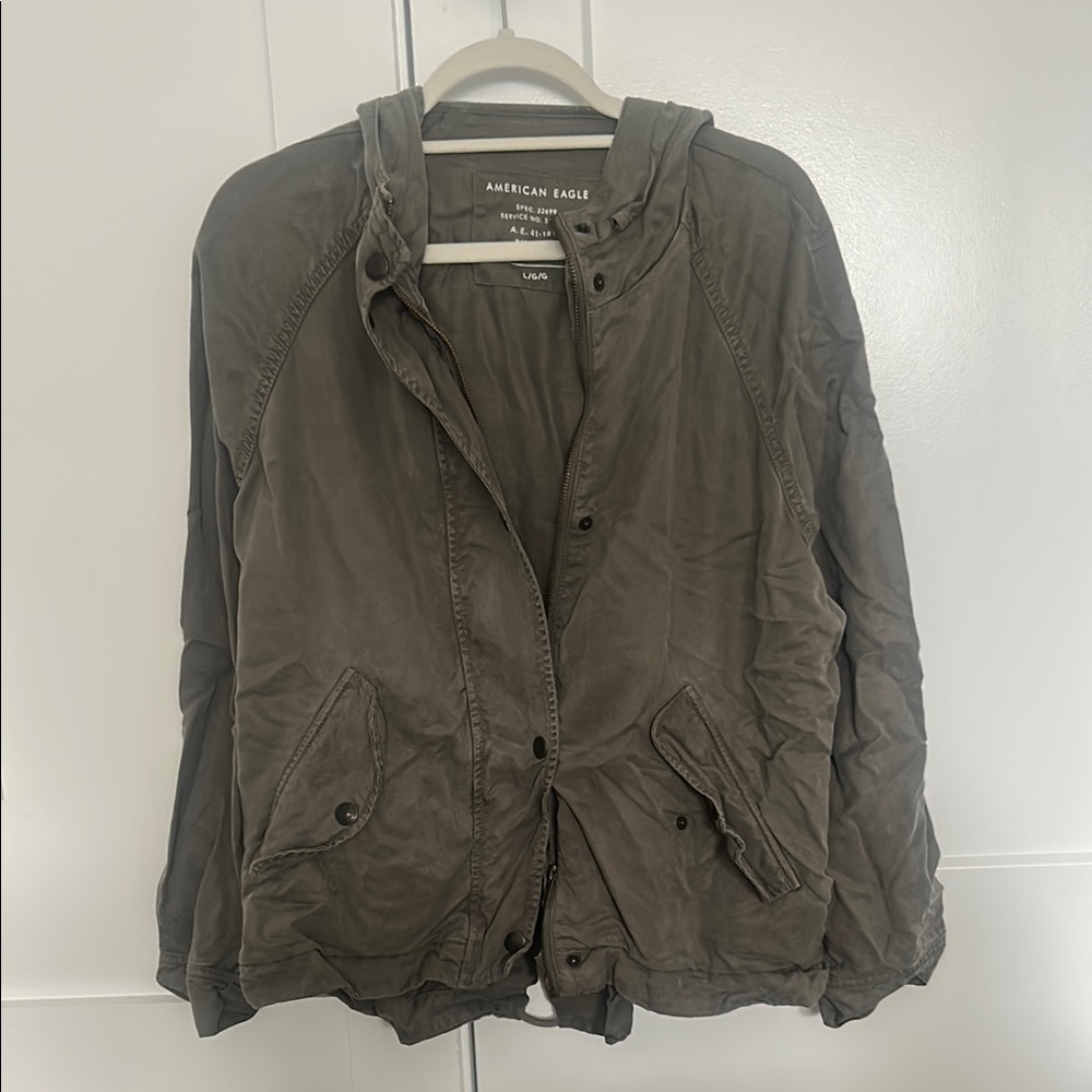 American Eagle Olive Green Jacket
